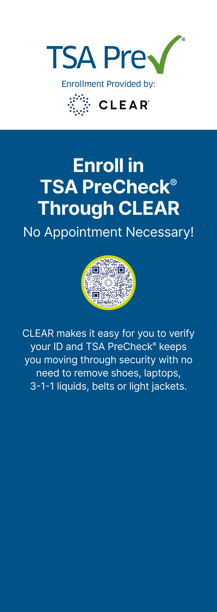 TSA PreCheck Enrollment Banner 01