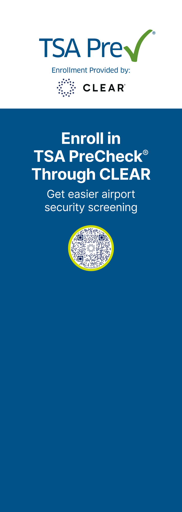 TSA PreCheck Enrollment Banner 05