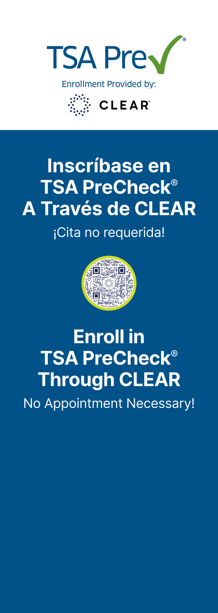 TSA PreCheck Enrollment Banner 07