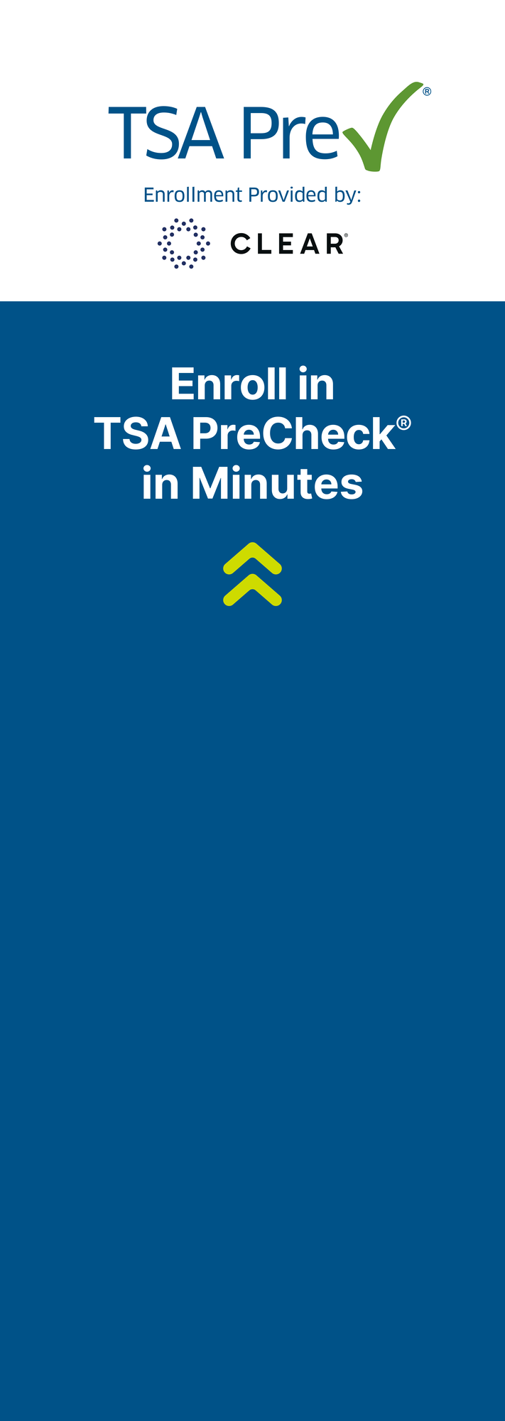 TSA PreCheck Wayfinding Banner 03