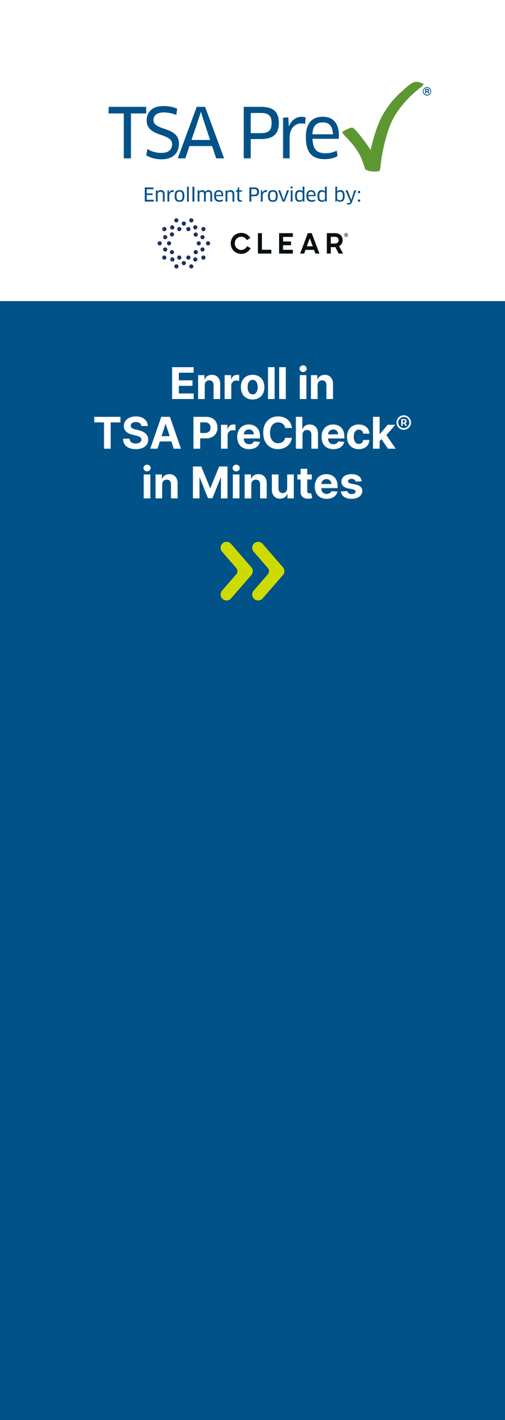 TSA PreCheck Wayfinding Banner 04
