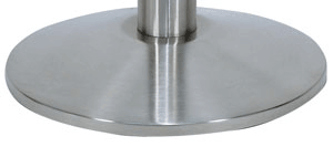 Retracta-Belt Replacement Parts: Sloped Base Weight Cover (Satin Stainless Steel)