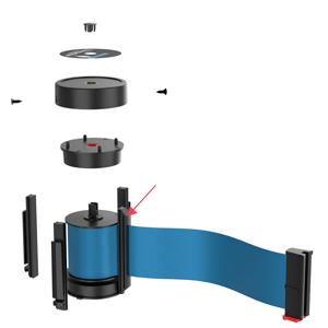 Retracta-Belt Replacement Parts: Belt Guide (208)