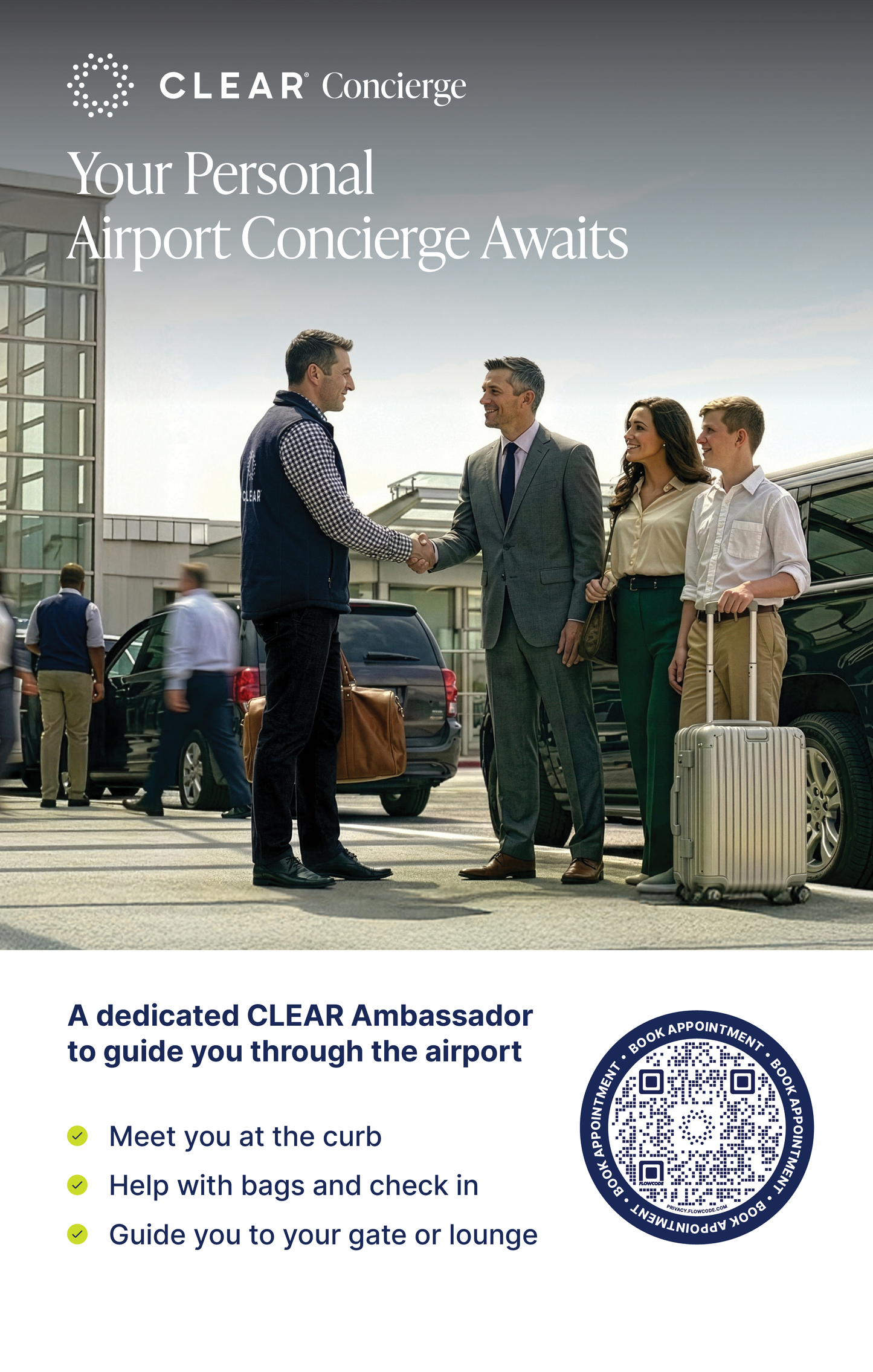 CLEAR Concierge 14x22 Sign Insert (2026)